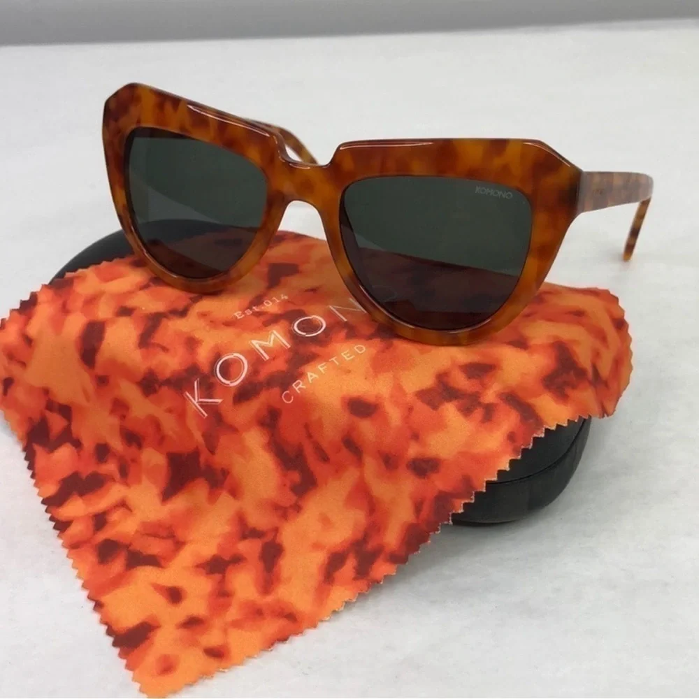 Komono sunglasses New Women's Stella cat eye caramel demi